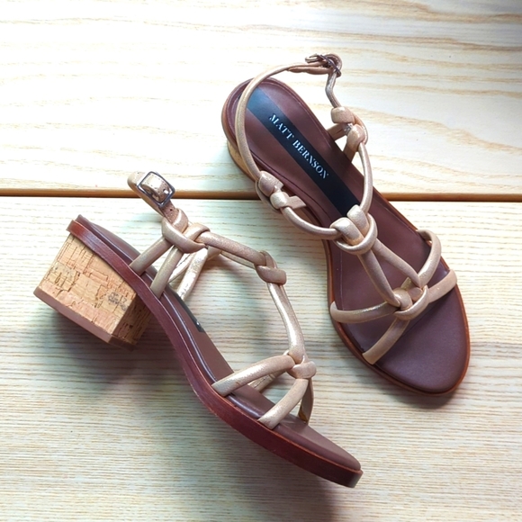 LAST 2 🆕🌿MATT BERNSON LEATHER SANDALS🌿 - Picture 3 of 8